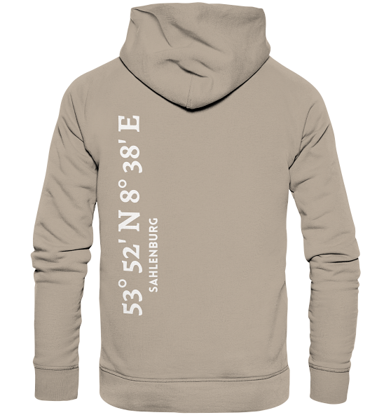 Sahlenburg Hoodie mit Koordinaten - Organic Koordinaten Hoodie