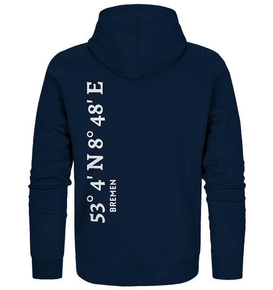 Bremen Koordinaten - Organic Zipper - MEERcoordinates