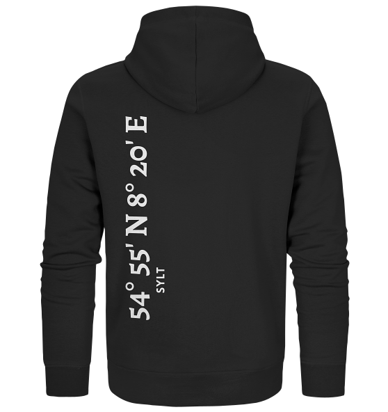 Sylt Koordinaten - Organic Zipper - MEERcoordinates