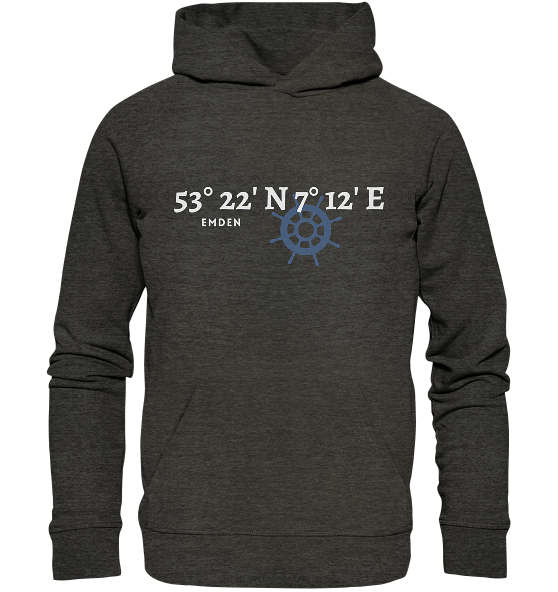 Emden Hoodie mit Koordinaten