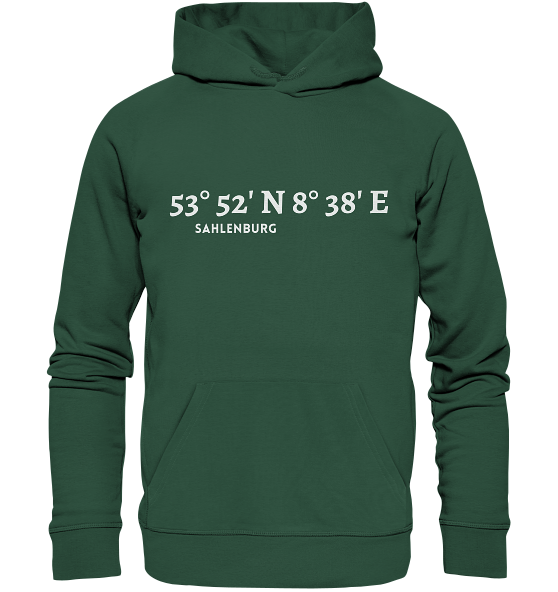 Sahlenburg Hoodie mit Koordinaten - Organic Koordinaten Hoodie