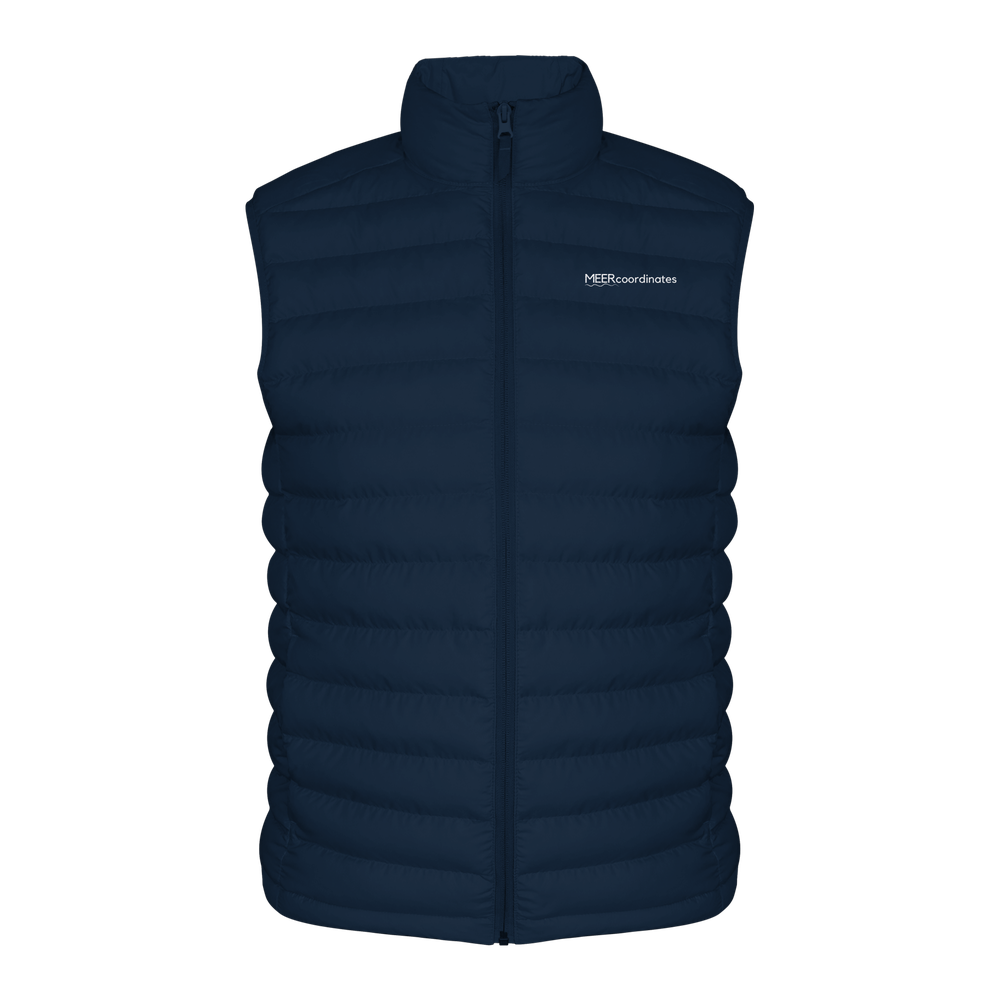 MEERcoordinates Essentials Steppweste - Organic Bodywarmer navy