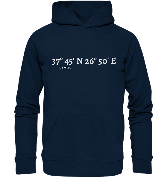 Samos Hoodie mit Koordinaten - Meercoordinates