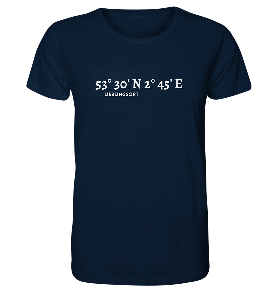 Koordinaten Shirt personalisierbar