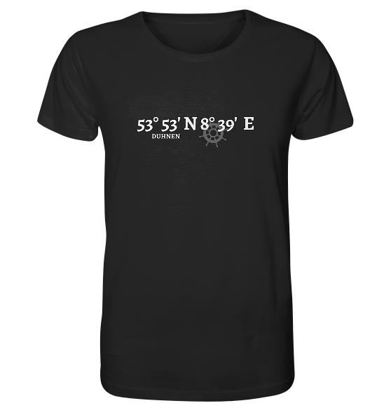 Duhnen T-Shirt mit Koordinaten - Organic Koordinaten Shirt
