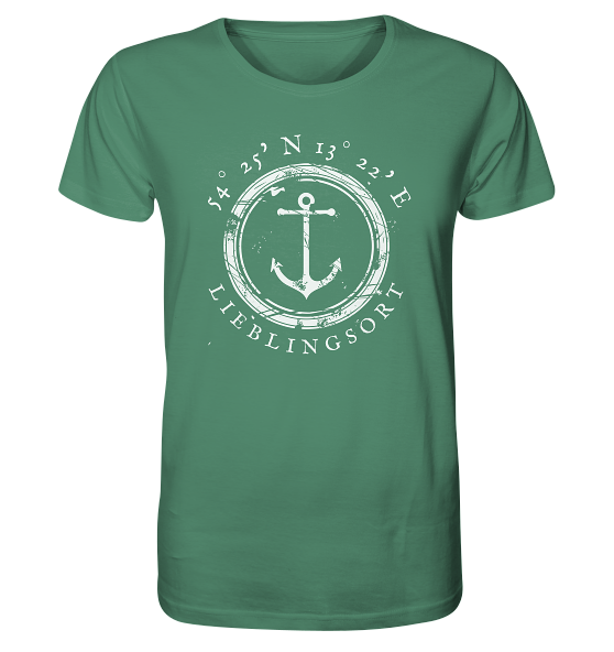 personalisierbares Koordinaten T-Shirt MEERTRÄUMER 2.0 - Organic Koordinaten Shirt