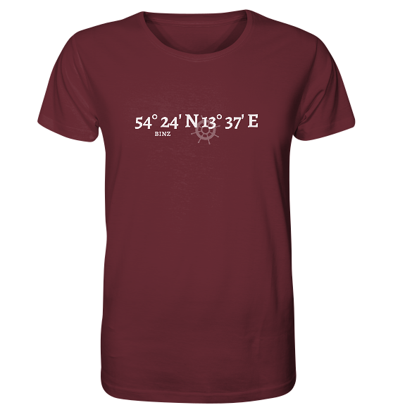 Binz T-Shirt mit Koordinaten - Organic Koordinaten Shirt