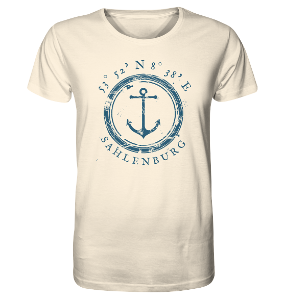 Sahlenburg T-Shirt mit Anker - Organic Koordinaten Shirt