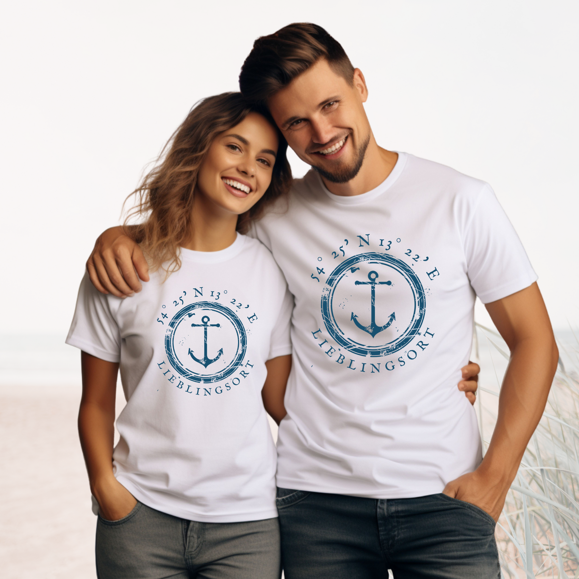 Unser Bestseller im Doppelpack! Koordinaten T-Shirt MEERTRÄUMER - MEERcoordinates 