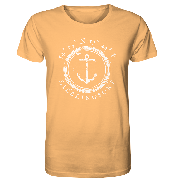 personalisierbares Koordinaten T-Shirt MEERTRÄUMER 2.0 - Organic Koordinaten Shirt - Meercoordinates