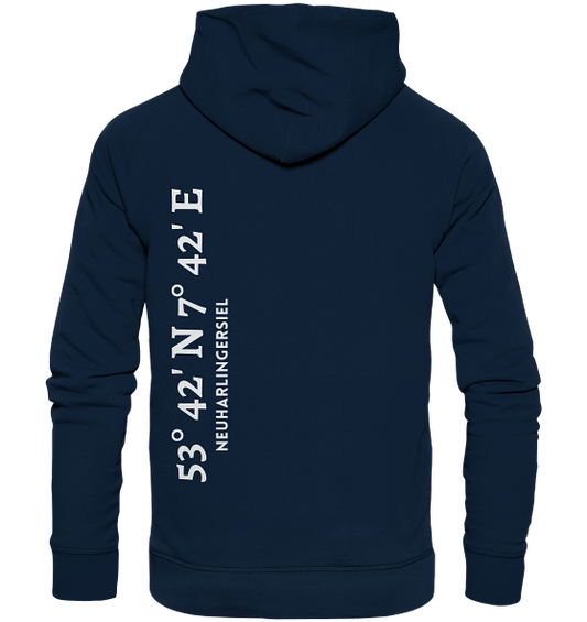 Neuharlingersiel Hoodie mit Koordinaten, Neuharlingersiel Souvenir - Organic Hoodie von MEERcoordinates 