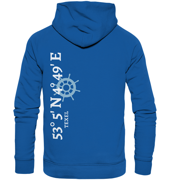 Texel Hoodie mit Koordinaten - Organic Hoodie