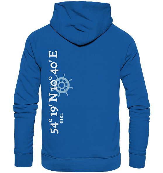 Kiel Hoodie mit Koordinaten - Organic Hoodie