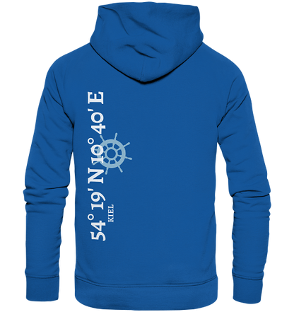 Kiel Hoodie mit Koordinaten - Organic Hoodie