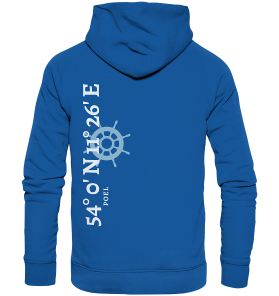 Poel Hoodie mit Koordinaten - Organic Hoodie