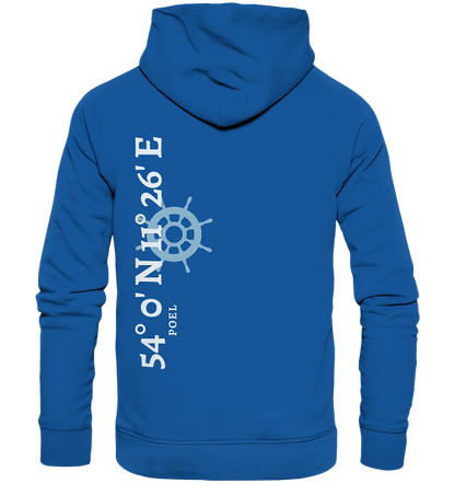 Poel Hoodie mit Koordinaten - Organic Hoodie