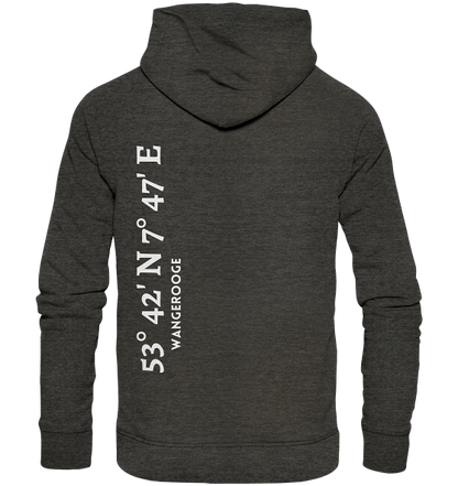 Wangerooge Hoodie mit Koordinaten - Organic Koordinaten Hoodie