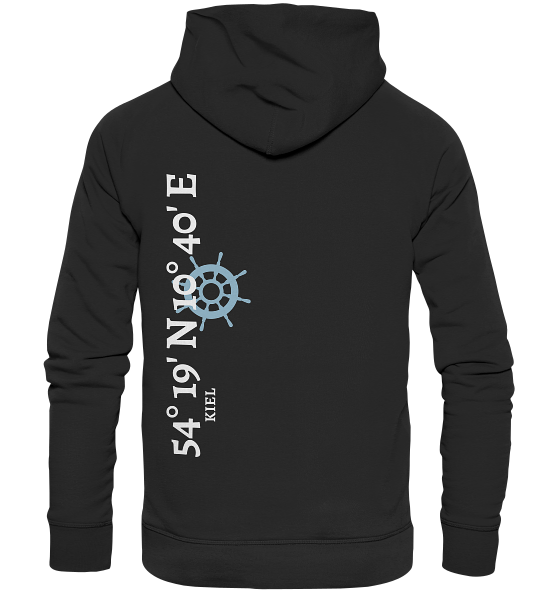 Kiel Hoodie mit Koordinaten - Organic Hoodie
