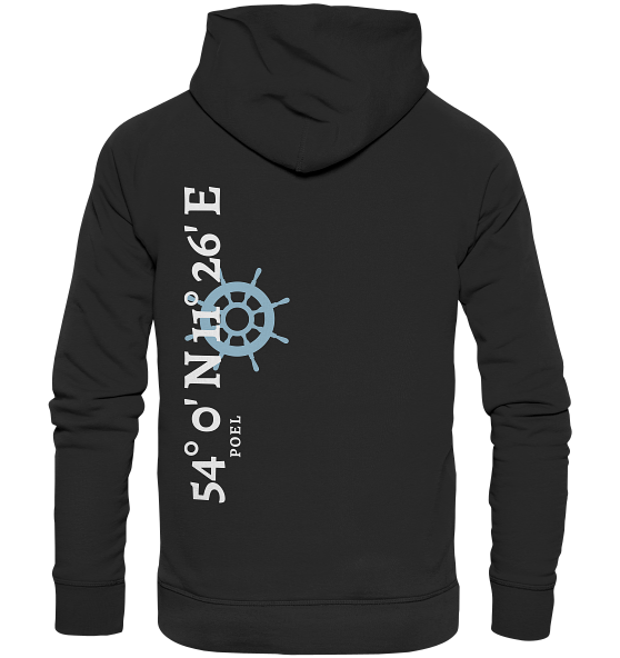 Poel Hoodie mit Koordinaten - Organic Hoodie