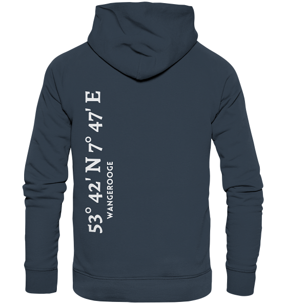 Wangerooge Hoodie mit Koordinaten - Organic Koordinaten Hoodie
