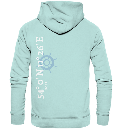 Poel Hoodie mit Koordinaten - Organic Hoodie