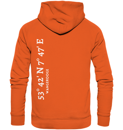 Wangerooge Hoodie mit Koordinaten - Organic Koordinaten Hoodie