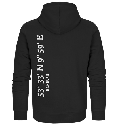 Hamburg Koordinaten - Organic Zipper - MEERcoordinates