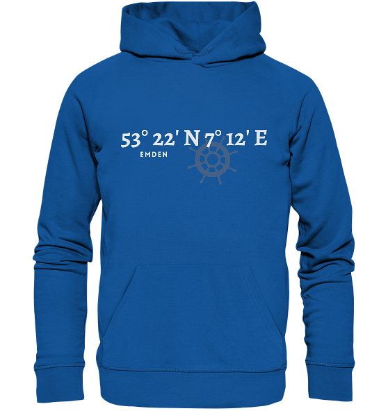 Emden Hoodie mit Koordinaten