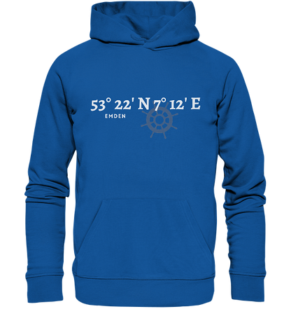 Emden Hoodie mit Koordinaten