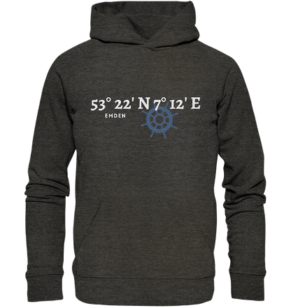 Emden Hoodie mit Koordinaten