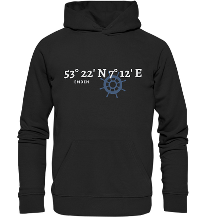 Emden Hoodie mit Koordinaten