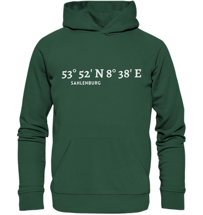 Sahlenburg Hoodie mit Koordinaten - Organic Koordinaten Hoodie