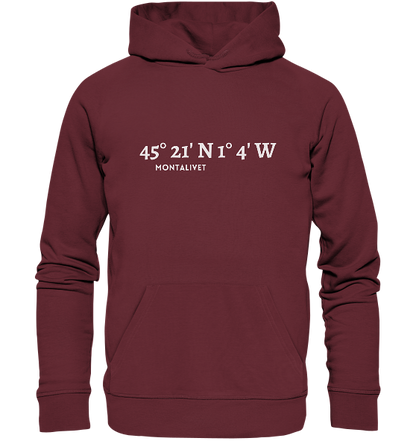 Montalivet Hoodie mit Koordinaten - Meercoordinates