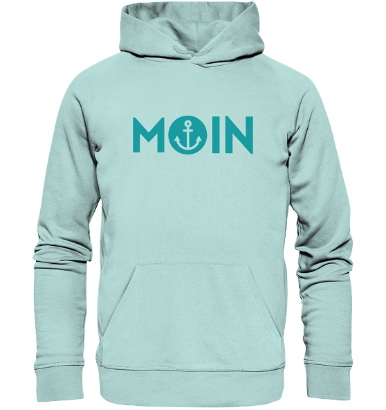 Hoodie 'MOIN' mit Anker - Organic Hoodie