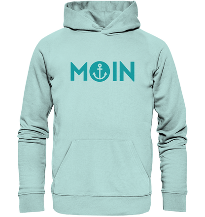 Hoodie 'MOIN' mit Anker - Organic Hoodie