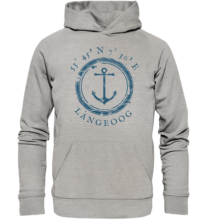 Langeoog Hoodie Anker von Meercoordinates