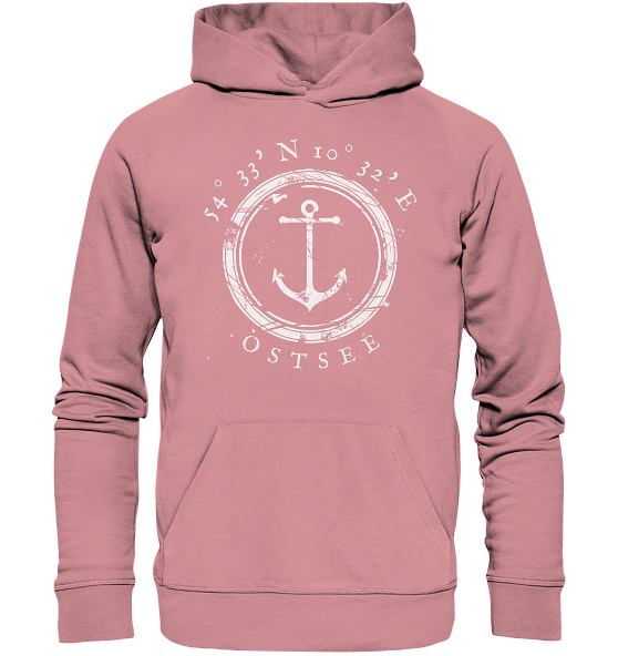 Koordinaten Hoodie MEERTRÄUMER OSTSEE - Organic Hoodie - Meercoordinates