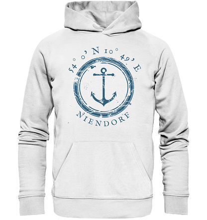 Niendorf Hoodie mit Koordinaten - Meercoordinates 