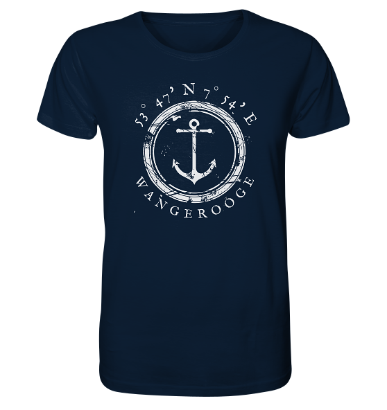 Wangerooge T-Shirt MEERTRÄUMER - Organic Koordinaten Shirt