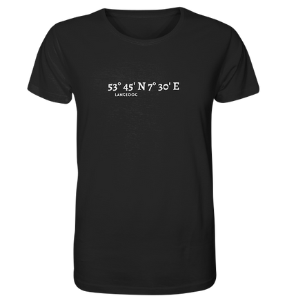 Langeoog T-Shirt mit Koordinaten - Organic Shirt