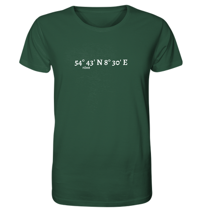 Föhr T-Shirt mit Koordinaten - Organic Shirt
