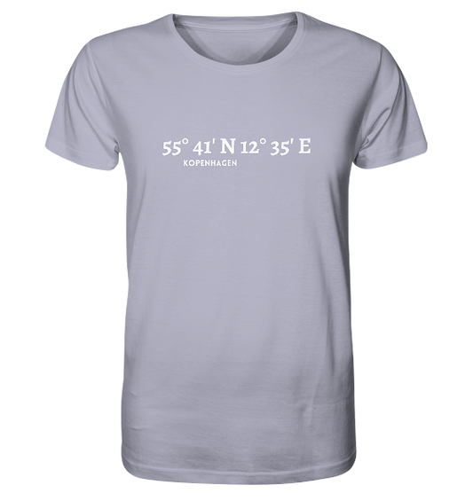 Kopenhagen T-Shirt mit Koordinaten - Organic Shirt von Meercoordinates
