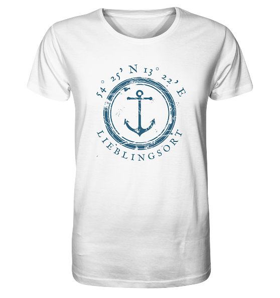 personalisierbares Koordinaten T-Shirt MEERTRÄUMER