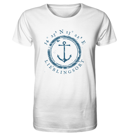 personalisierbares Koordinaten T-Shirt MEERTRÄUMER