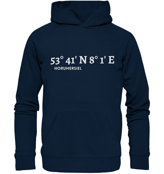 Horumersiel Hoodie mit Koordinaten - Organic Koordinaten Hoodie