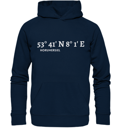 Horumersiel Hoodie mit Koordinaten - Organic Koordinaten Hoodie
