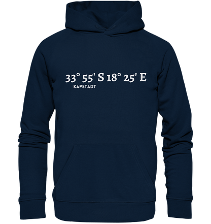 Kapstadt Hoodie mit Koordinaten - Organic Koordinaten Hoodie