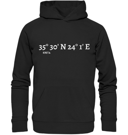 Kreta Hoodie mit Koordinaten - Organic Koordinaten Hoodie