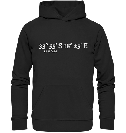 Kapstadt Hoodie mit Koordinaten - Organic Koordinaten Hoodie