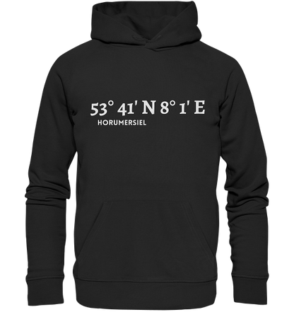 Horumersiel Hoodie mit Koordinaten - Organic Koordinaten Hoodie